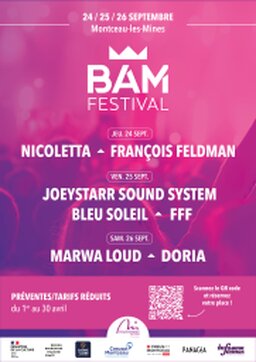 France Acouphènes Festival BAM 2026 de Montceau-Les-Mines